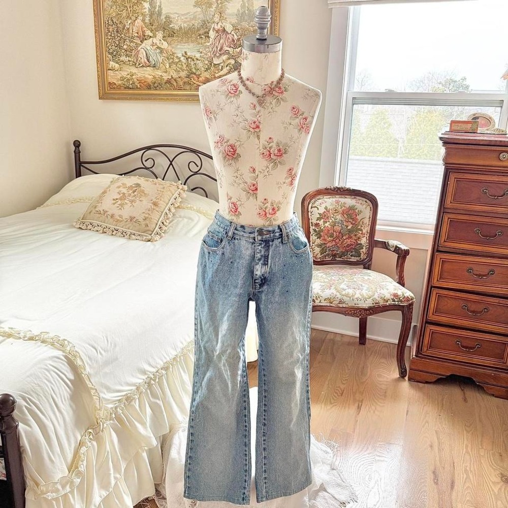 Y2K wide leg jeans  Y2K bill blass jeans‎ size 6